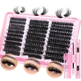 Alphonse fluffy lash clusters 300pcs pack for at-home volume customization
