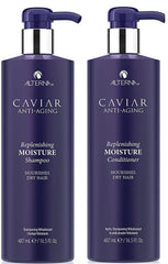 Alterna Caviar Anti-Aging Moisture Shampoo bottle ready to hydrate thirsty hair.