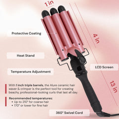 Alure dual voltage travel-ready styling for worldwide use