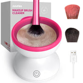 Alyfini makeup brush cleaner machine front view shows effortless at-home cleaning
