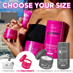 Amazonliss mask application routine image demonstrates even distribution
