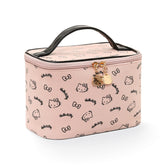 AmBealla makeup bag large open view highlights easy access to essentials.