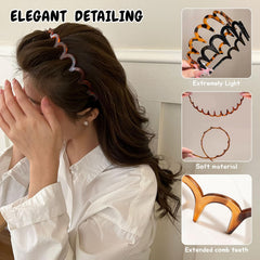 Amber-Black two-color pack headbands illustrate gifting versatility