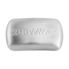 Amco Rub Away Bar mini closeup demonstrates compact odor removal for on-the-go freshness.