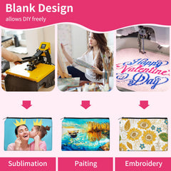 AMDAILY sublimation-ready canvas bags for easy DIY designs