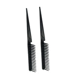 Amelia Beauty Products 3 Row Styler Comb close-up shows detangling bristles for smooth hair