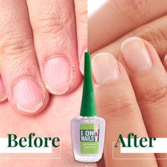 Amen Beauty I On Nails growth-boost application supports healthier nail growth.