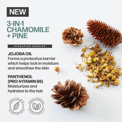 American Crew 3-in-1 Chamomile & Pine conditioner-application shot