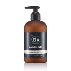 American Crew Acumen Cranberry Body Wash bottle front for daily invigorating cleanse.