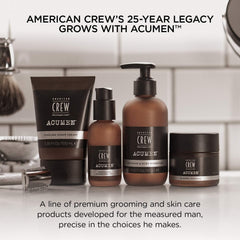 American Crew Acumen Cranberry Body Wash rinse under water for a refreshing clean.