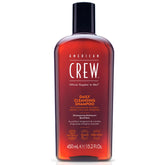 American Crew daily cleanser pump bottle for easy daily cleansing and citrus mint aroma.