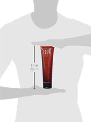 American Crew Hair Gel being combed through hair creates defined texture with light hold.