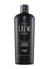 American Crew Precision Blend 15.2 oz developer bottle for gray blending, consistent lift and softness