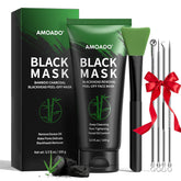 AMOADO Blackhead Mask packaging close-up showing compact kit for deep pore cleaning.