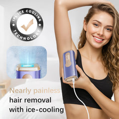 AMOTAOS IPL laser device with ice cooling contact for comfortable treatment