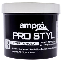 AmPro Pro Styl Gel define mechones con firmeza para todo tipo de cabello.