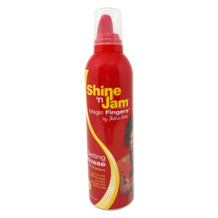 AmPro Shine-N-Jam Mousse bottle pack2 for firm braid setting.