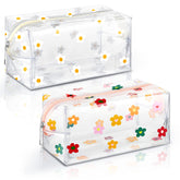 Amylove Daisy Pouch front view showing clear visibility for quick access.