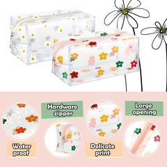 Amylove Daisy Pouch zipper detail showing smooth closure and secure storage.