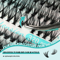 AMZGIRL LASH Applicator Tool for precise cluster placement