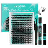 AMZGIRL LASH lash clusters kit 320pcs—compact at-home kit for customizable lash looks.