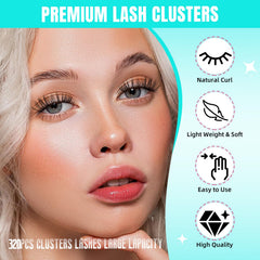 AMZGIRL LASH 30D-40D lashes 9-16mm in tray for natural flutter look