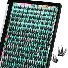 AMZGIRL LASH Manga 140pcs clusters closeup shows lightweight soft fibers for comfort