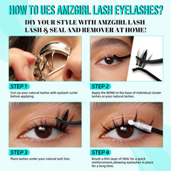 AMZGIRL LASH remover-oily-penetration shows quick glue dissolution at roots.