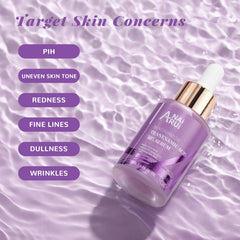 ANAI RUI Niacinamide and Kojic Acid formula closeup highlights active brightening ingredients