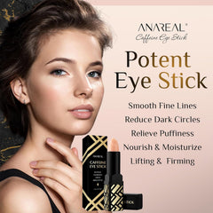 ANAREAL under eye balm application swipe demonstrating brightening prep