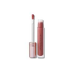 Anastasia Beverly Hills Lip Gloss Tan Rose bottle closeup showcases a luminous finish