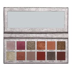 Anastasia Rose Metals Palette swatches reveal rich mattes for crease and metallics for glam looks.