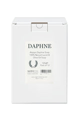 AnatoliaDaphne Aleppo Soap natural ingredients label conveys simple, skin-friendly cleansing.