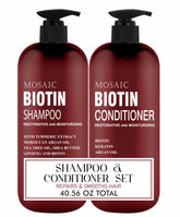 AnatoliaDaphne Biotin Volumizing Shampoo bottle supports thicker, nourished hair.