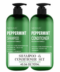 AnatoliaDaphne peppermint shampoo bottle closeup for refreshing scalp care