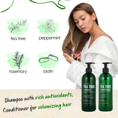 AnatoliaDaphne Tea Tree Conditioner bottle front for detangling