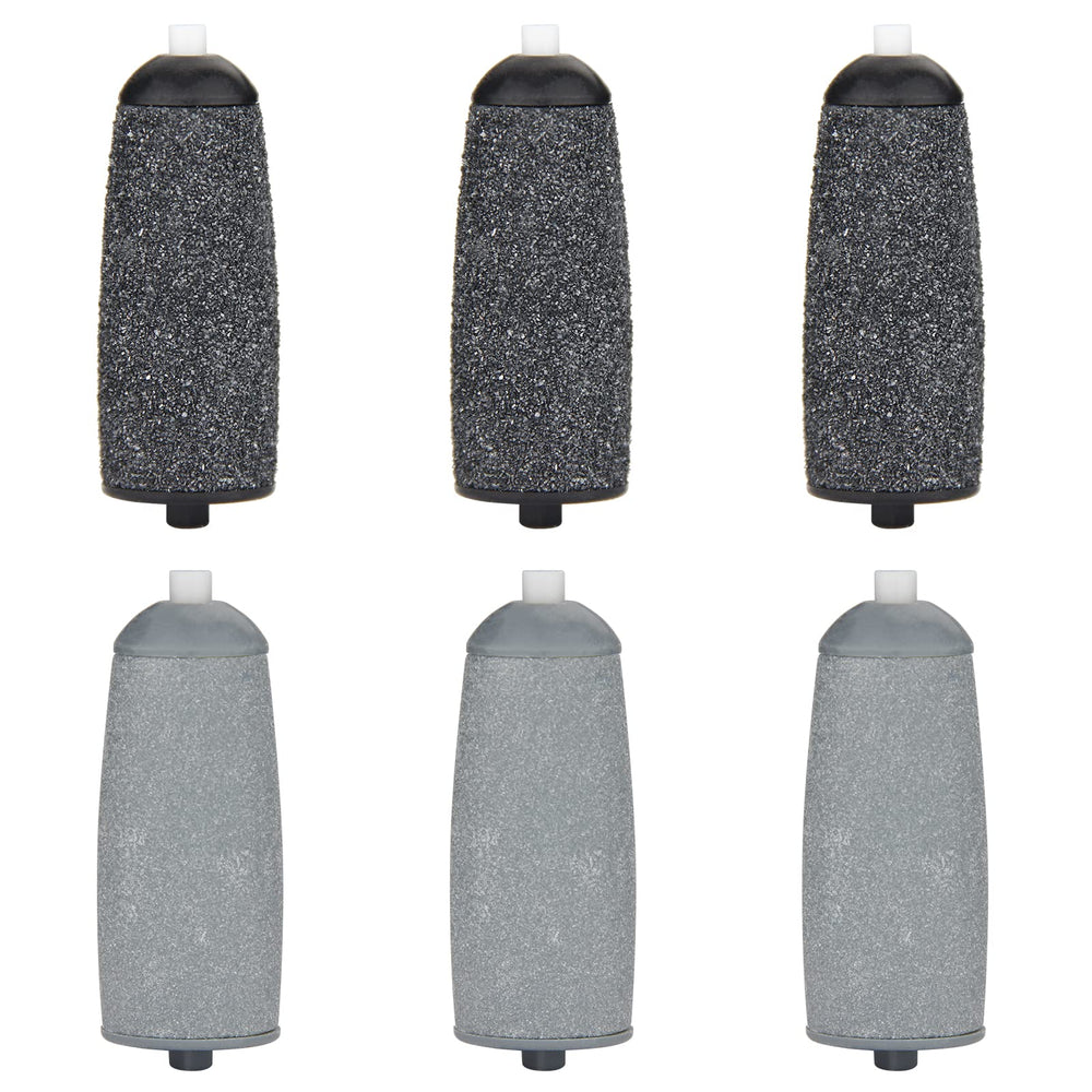 Ancable Flawless Pedi replacement heads six-pack packaging for at-home pedicure.