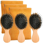Ancable travel hair brush 3-pack compact size for easy everyday touch-ups.