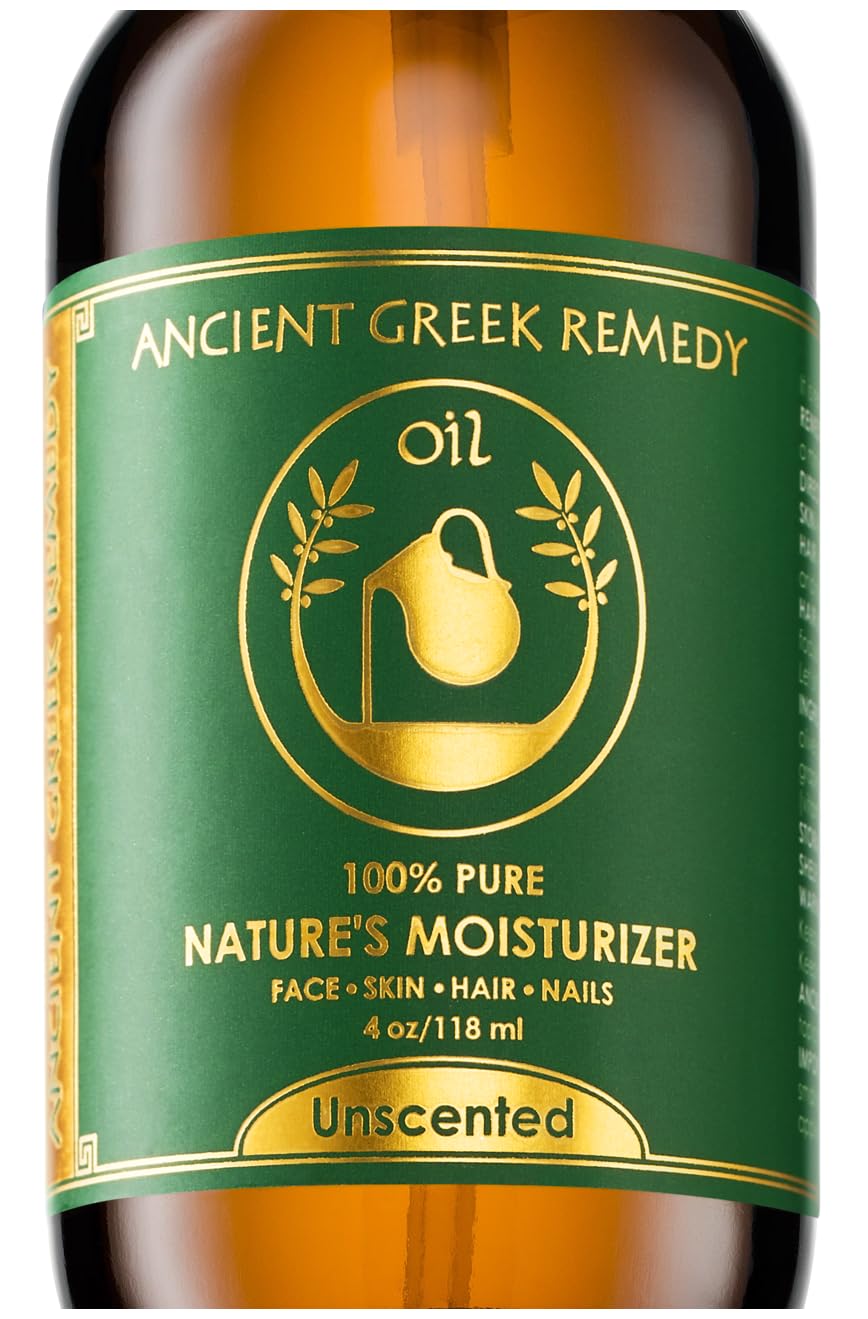 Ancient Greek Remedy hydrating face oil bottle closeup for lightweight daily hydration