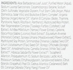 Andalou Naturals Argan Stem Cell Age Defying Shampoo label highlights natural ingredients for healthier-looking hair.