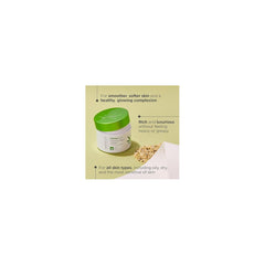 Andalou Naturals CannaCell Dreamy Night Cream texture swatch shows creamy nourishment