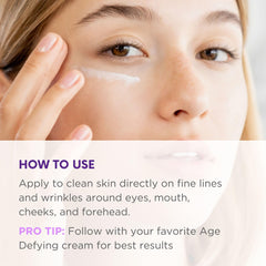 Andalou Naturals Deep Wrinkle Dermal Filler packaging closeup premium natural formula
