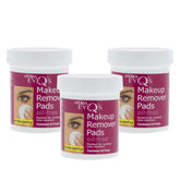 Andrea Eye Q's oil-free remover pad pack demonstrates convenient, oil-free cleansing for delicate eyes.