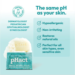 Andrew Lessman pHact cleansing bar pack, convenient six-pack for family use.