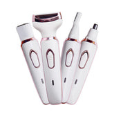 ANFOOS four-in-one razor close-up shows fast, smooth shaving for legs and arms.