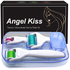 Angel Kiss Derma Roller face 0.25mm with 720 needles for smoother facial texture.