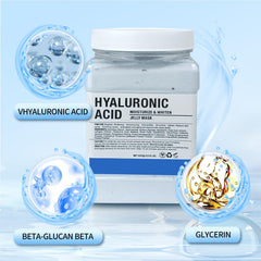 Angeland Jelly Mask with hyaluronic acid and rose extracts close-up for moist, balanced skin.