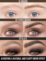 Anglicolor Eyebrow Pen fills sparse brows for a fuller look.