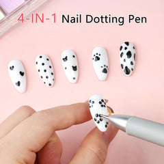 ANGNYA Dotting Tool Nail Art stars pattern for quick, charming nail designs