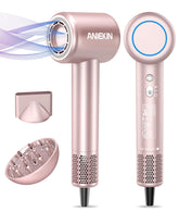 ANIEKIN hair dryer compact design for easy storage and quick drying at home
